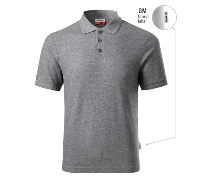 Reserve polokošile pánská tmavě šedý melír 12 (brand label)