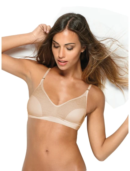 Dámská bezešvá podprsenka Bra Silhouette Jacquard model 21264599 tělová - Intimidea