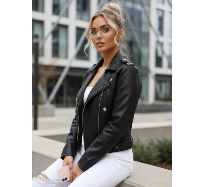 damska skórzana z czarna model 22035986 - FashionStreet