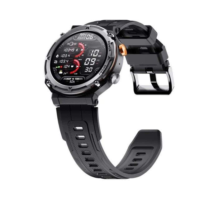 VELTORI VT130-1 Smartwatch Černý silikonový řemínek