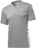ClassicT Vneck Tričko s výstřihem do V model 22477077 grey heather - Stedman