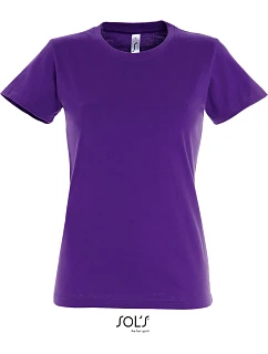 SOL'S Imperial Women Dámské tričko z těžké bavlny 25.1502 dark purple