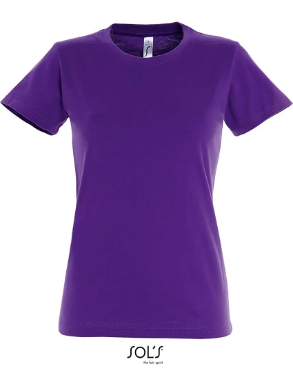 SOL'S Imperial Women Dámské tričko z těžké bavlny 25.1502 dark purple SOL'S Imperial Women Dámské tričko z těžké bavlny 25.1502 dark purple