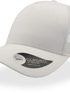 Atlantis Headwear Rapper Cotton 5 panelová Trucker kšiltovka "Rapper" 33.8020 white/white