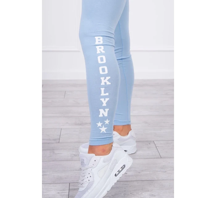 Modré legínové kalhoty Brooklyn Modré legínové kalhoty Brooklyn