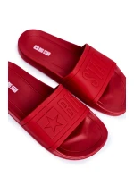 Pánské Klasické Nazouváky Big Star Červené DD174689