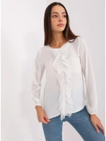 Bluzka LK BZ model 18865941 ecru - FPrice Bluzka LK BZ model 18865941 ecru - FPrice