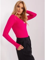 Bluzka RV BZ model 18955302 fuksjowy - FPrice Bluzka RV BZ model 18955302 fuksjowy - FPrice