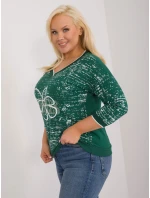 Halenka RV BZ 9442.27 tmavě zelená Halenka RV BZ 9442.27 tmavě zelená