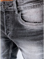 Šedé pánské džínové kalhoty Dstreet UX3996