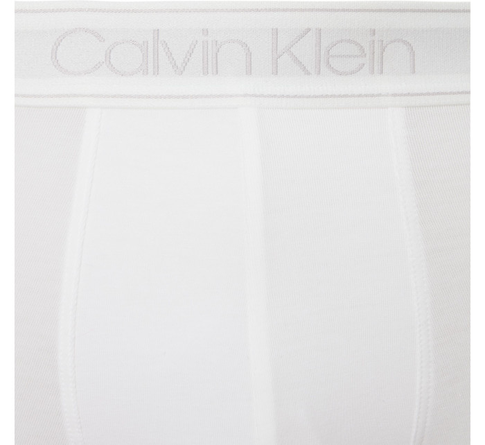 Pánské trenky Trunks Essential Calvin 000NB2864A100 bílá - Calvin Klein