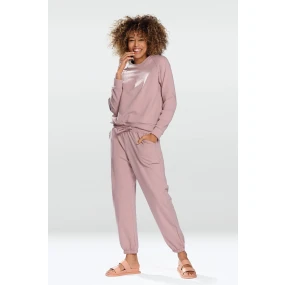 Tepláková souprava model 18140446 pudrově růžová - DKaren