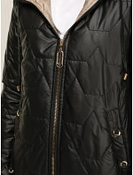 Dámská prošívaná bunda s kapucí černá FashionStreet TY5546