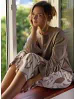 Mefemi Luna pyžamo PS75 dlouhé/r S-2XL Mefemi Luna pyžamo PS75 dlouhé/r S-2XL