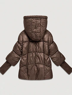 Dámská bunda s  hnědá model 22343730 - S'WEST