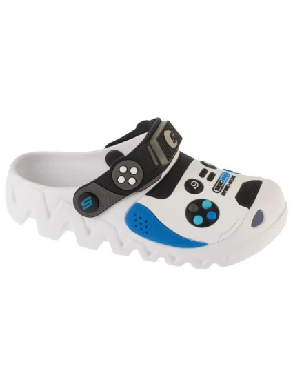 Skechers Foamies: Zaggle - Hydro-Pointz 406721L-WBKB White 30 Skechers Foamies: Zaggle - Hydro-Pointz 406721L-WBKB White 30