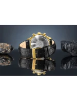 Pánské hodinky Giewont Chronograph Sapphire Black and Gold GW6310-A4