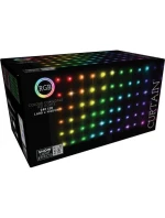 VÁNOČNÍ STROMEK SVĚTLA VENKOVNÍ / VNITŘNÍ SVĚTELNÝ ZÁVĚS 240 VEDL 600X60CM S DÁLKOVÝM OVLÁDÁNÍM RGB BARVA