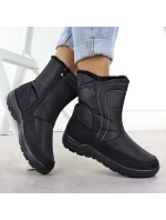 Dámské ploché zateplené sněhule černé model 21906490 - Potocki