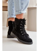 Dámské podšité boty workery na zip černé Mivael Dámské podšité boty workery na zip černé Mivael