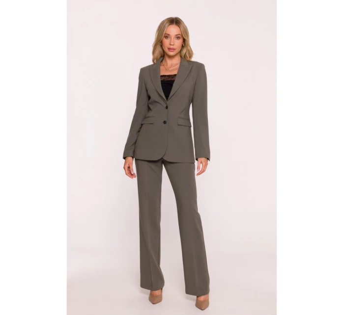 S417 Blejzr s laclem - khaki barva S417 Blejzr s laclem - khaki barva