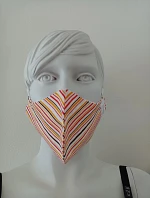 Bavlněná rouška proužky - Vestis