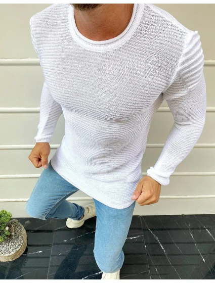 Pánský svetr v barvě ecru WX1603