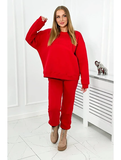 Izolovaná souprava model 18922099 červený - K-Fashion
