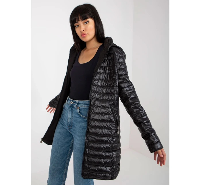 Dámský kabát NM KR P22 6206 1.70P černý