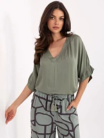 Halenka TW BZ BI 3228.75 khaki barva