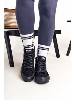 Dámské vysoké tenisky Big Star - černé