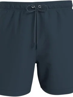 Pánské koupací kraťasy - KM00718 PRC - tm.šedá - Calvin Klein