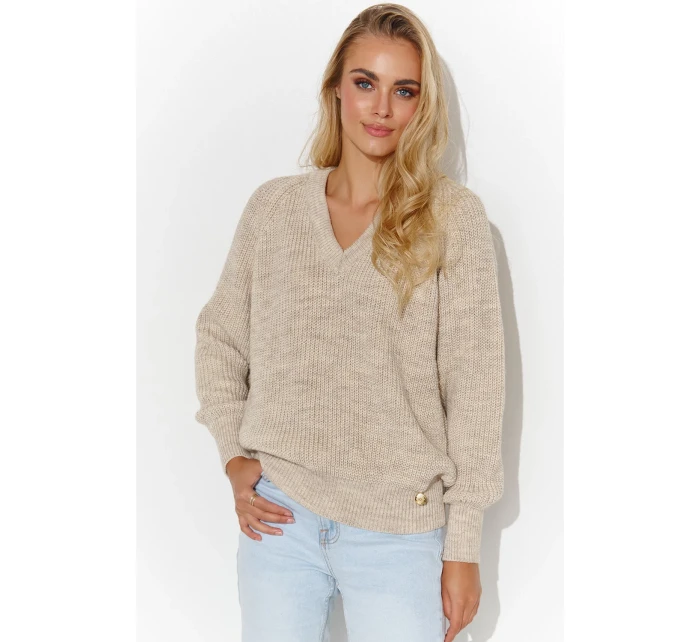 Svetr model 184786 Makadamia Svetr model 184786 Makadamia