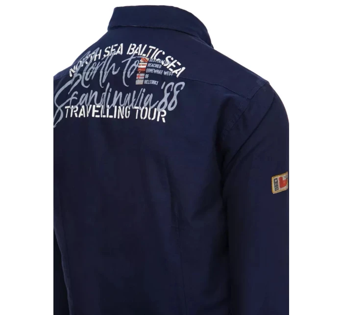 Pánská tmavě modrá košile model 21966560 - Dstreet