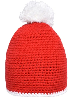 MB čepice s lemem a bambulí 03. red/white model 22496309 - Daiber