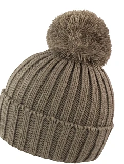 Result Headwear R 369X Pletená čepice s bambulí 28.369X fennel