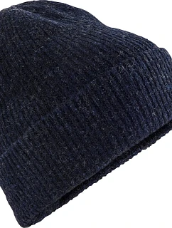 Beechfield B 388 Pletená čepice "Wool Blend" 53.0388 navy marl
