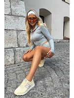 Dámské Sportovní Sneakersy z Semiše Žluté model 22200630 - Boto