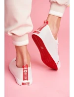 Dámské tenisky Big Star - bílé/červené