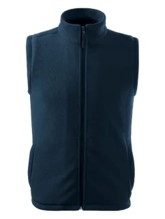 Next fleece vesta unisex námořní modrá