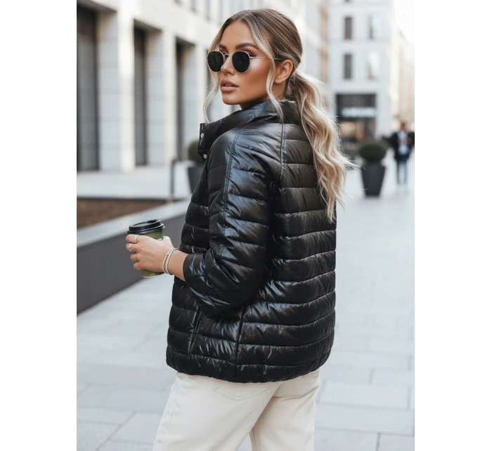 kurtka damska pikowana czarna model 22020805 - FashionStreet
