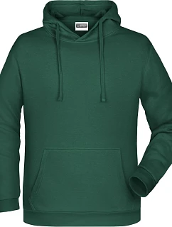 JN 796 Pánská mikina s kapucí model 22437641 dark green - Daiber