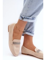 Dámské mokasíny s v béžové barvě model 21643349 - Boto Dámské mokasíny s v béžové barvě model 21643349 - Boto