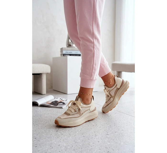 Dámské Sportovní Boty Big Star TT274571 HI-POLY SYSTEM Béžové Dámské Sportovní Boty Big Star TT274571 HI-POLY SYSTEM Béžové