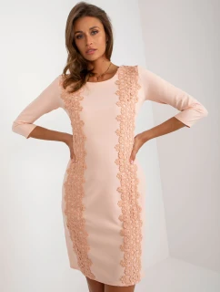 Sukienka LK SK model 18547510 brzoskwiniowy - FPrice