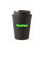 Personalizovaný cestovní termohrnek s vlastním textem s obrysem
