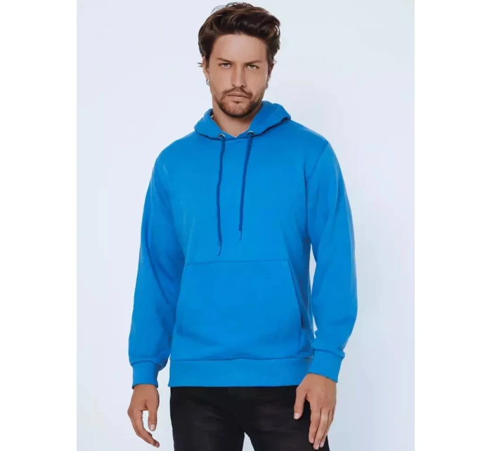 Pánská mikina s kapucí modrá FashionStreet BX5024