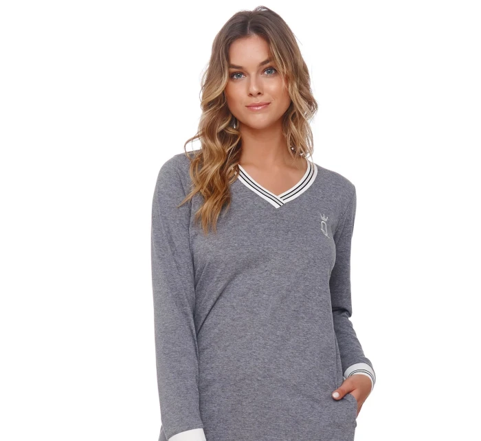 Noční košile model 21410805 grey plus - Doctornap Noční košile model 21410805 grey plus - Doctornap