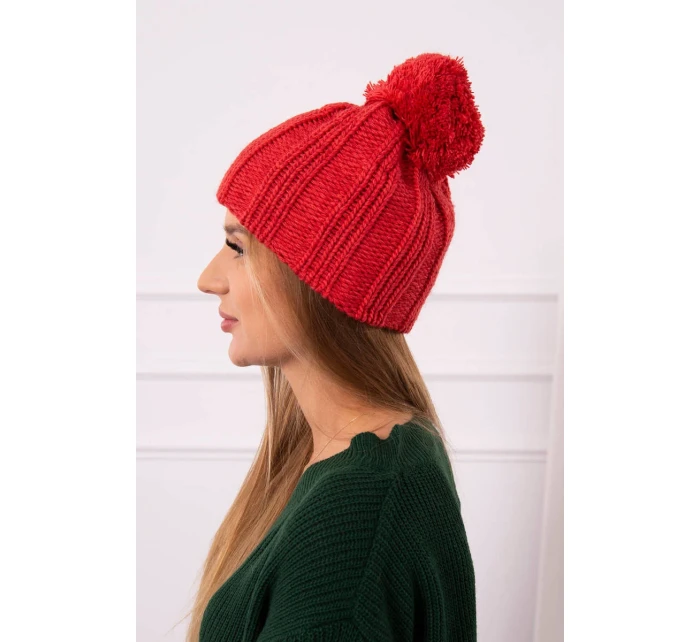 Fleecová čepice Idalia K284 červená