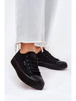 Dámské Textilní Tenisky Na Platformě Big Star model 21694342 Černé - Big Star Shoes Dámské Textilní Tenisky Na Platformě Big Star model 21694342 Černé - Big Star Shoes